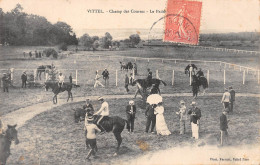 VITTEL (Vosges) - Champ Des Courses - Le Paddok - Equitation, Chevaux - Voyagé (2 Scans) La Grange Saint-Pierre, Mâcon - Vittel