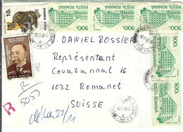 ROUMANIE Ca.1995: LSC Rec. De Madaron-Ciuc Pour Romanel (Suisse) - Storia Postale