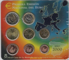 120 ESPAÑA 2000 CARTERA OFICIAL 2000 - 10 Centesimi