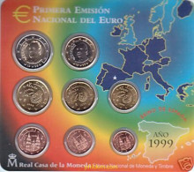 121 ESPAÑA 1999 CARTERA OFICIAL 1999 - 10 Céntimos