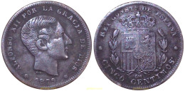 1512 ESPAÑA 1879 ALFONSO XII 10 CENTIMOS BARCELONA OM 1879 - Collezioni