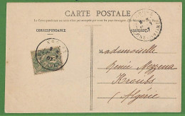 Ad6465 - ALGERIE  - Postal History - POSTCARD  From KROUBS 1907 - Internal Mail - Other & Unclassified