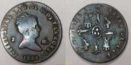 566 ESPAÑA 1844 ISABEL II. 1844 - 2 MARAVEDIS SEGOBIA - Collezioni