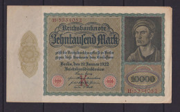 GERMANY - 1922 10000  Mark XF Banknote - 10.000 Mark