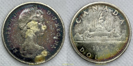 2419 CANADA 1965 CANADA DOLLAR 1965 ELIZABETH II 1 $ CANOA - Canada