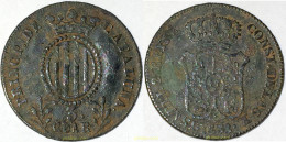 576 ESPAÑA 1838 ISABEL II. CATALUÑA 1838 - 3 CUARTOS - Colecciones