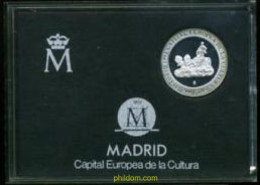 706 ESPAÑA 1992 200 Pesetas PLATA 1992. MADRID CAPITAL EUROPEA CULTURA - 10 Centiemen