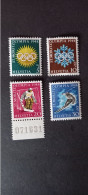 Suiza.cat.ivert.449/52..s/c..XX - Unused Stamps