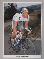 Autographe Jacky Durand Fdj 2002 Française Des Jeux - Cycling