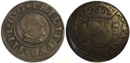 899 ESPAÑA 1664 FELIPE IV 1664 SEGOVIA 16 Maravedis - Sammlungen