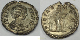 1205 ROMANAS-GRIEGAS 0000 JULIA DOMNA. DENARIO. SILVER - Provinces Et Ateliers
