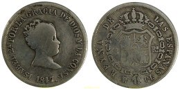 1283 ESPAÑA 1847 ISABEL II - 2 REALES 1847 MADRID CL - Collections