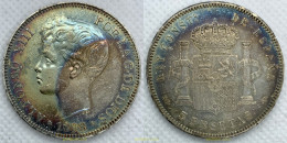 2401 ESPAÑA 1898 ALFONSO XIII 5 PESETAS 1898 SG V - Collezioni