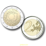 1810 ESPAÑA 2015 MONEDA 2 EUROS 2015 BANDERA - 10 Centimos