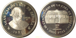 1875 ESPAÑA 1998 3ER ANIVERSARIO CASA DE BORBÓN. CALOS IV 1998 - 2000 PESETAS. CASA DEL LABRADOR 2ºSERIE - 10 Centiemen