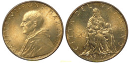 2048 VATICANO 1964 1964 VATICAN CITY 20 LIRE CARITAS CHILDREN PAUL VI - Vatican