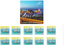 GREECE  2014   BOOKLET    SELF - ADHESIVE   STAMPS       TOURIST      AKTI    HOTEL - Markenheftchen