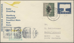 Eröffnungsflug LH 630 Hamburg-Düsseldorf-Rom-Kairo, 5.1.1959 - Otros (Aire)