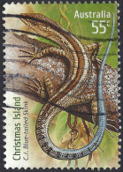 AUSTRALIA 2009 QEII 55c Multicoloured, Species At Risk, Blue-Tailed Skink-Christmas Island SG3256 FU - Used Stamps