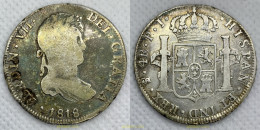 2458 ESPAÑA 1818 FERNANDO VII 1818 4 REALES PJ - Collezioni