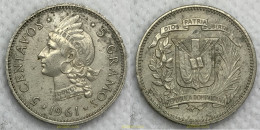 2462 DOMINICANA 1961 DOMINICAN REPUBLIC 5 CENTAVOS 1961 - Dominicaine