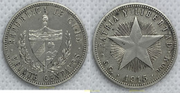 2495 CUBA 1915 PATRIA Y LIBERTAT 20 CENTIMOS 1915 - Cuba