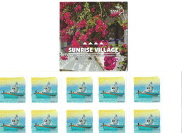 GREECE  2014   BOOKLET    SELF - ADHESIVE   STAMPS       TOURIST       SUNRISE  VILLAGE - Carnets