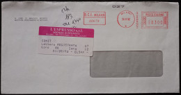 1992 Milano- B.C.I. Agenzia Di Recapito Lettera Registrata Agenzia Recapito EMA Meter Freistempel Affrancatura Meccanica - Frankeermachines (EMA)