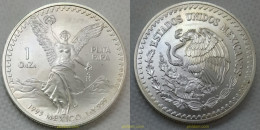 2911 MEXICO 1993 1993 MEXICO 1 OZ .999 FINE SILVER ONZA PLATA PURA - Mexique