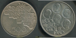2931 BELGICA 1980 BELGIUM 500 FRANCS 1980 - 20 Cents