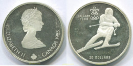 2973 CANADA 1985 CANADA 20 DOLLARS 1988 SKI ALPIN CALGARY - Canada