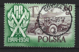 Poland 1954 Rep. 10th Anniv. Y.T. 772 (0) - Gebruikt