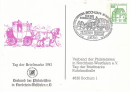 PP 104/131c  Tag Der Briefmarke 1971 - Verband Der Philatelisten In Norrhein Westfalen E.V., Bochum 1 - Cartoline Private - Usati