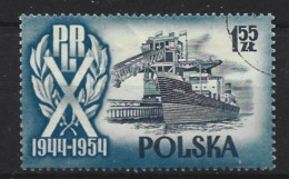 Poland 1954 Rep. 10th Anniv. Y.T. 775 (0) - Gebruikt