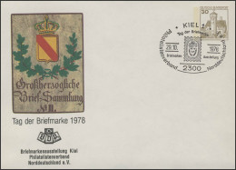 PU 108/62 Tag Der Briefmarke Ohne Anschrift, SSt Kiel 20.10.1978 - Sobres Privados - Nuevos