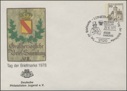 PU 108/56 Tag Der Briefmarke Ohne Anschrift, SSt Lüneburg Briefträger 1978 - Sobres Privados - Nuevos