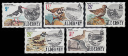 13-17 Guernsey-Alderney Jahrgang 1984, Postfrisch ** / MNH - Alderney