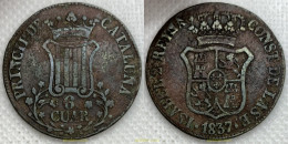 3234 ESPAÑA 1841 PRINCIPADO DE CATALUNYA ISABEL II 6 CUARTOS 1841 - Collections