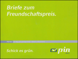 Privatpost PIN Schick Ist Grün: Sparkasse 2x 52 Cent Im Markenheftchen, ** - Privé- & Lokale Post