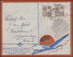 500. Postflug Niederländisch Indien-Niederlande BATAVIA 27.11.37 N. S'Gavenhage - Luftpost