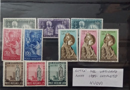 1955 Vaticano, Serie Completa-Francobolli Nuovi 11 Valori-MNH ** - Nuevos