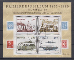 NOORWEGEN - Michel - 1980 - BL 3 - Gest/Obl/Us - Blocks & Kleinbögen