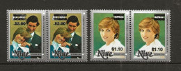 Niue 1982 International Year Of The Disabled M 443-444 In Pairs MNH(**) - Niue