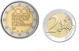 3403 FRANCIA 2008 2 EUROS 2008 PRESIDENCIA UE FRANCIA - Otros & Sin Clasificación