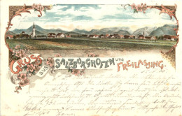 Gruss Aus Salzburghofen Und Freilassing - Litho - Freilassing