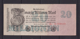 GERMANY - 1923 20 Millionen Mark XF Banknote - 20 Mio. Mark