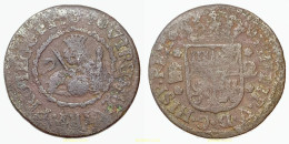 3593 ESPAÑA 1745 FELIPE V 2 MARAVEDIS AÑO DESCONOCIDO - Sammlungen