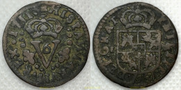 3594 ESPAÑA 1711 FELIPE V 1711 SEISENO DE VALENCIA - Collezioni