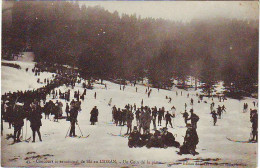 15 - CANTAL - Carte N° 43 - Concours International De Ski Au LIORAN - Un Coin De La Piste - Invierno