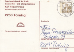 PP 139 F Rundsendedienst Für Brief-, Ganzsachen- Und Stempelmarken Karl Heinz Ihmann, Tönnung - Privatpostkarten - Gebraucht